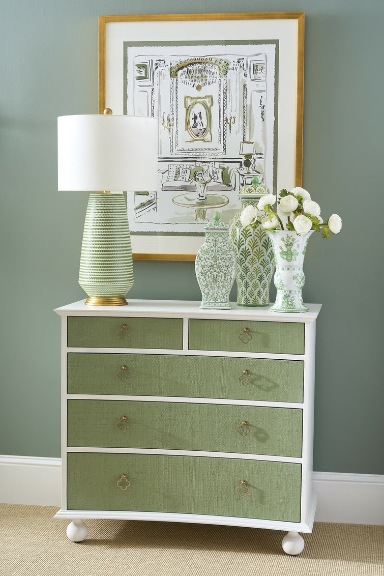 Maxwell Chest - Green, detail - Starboard Lane