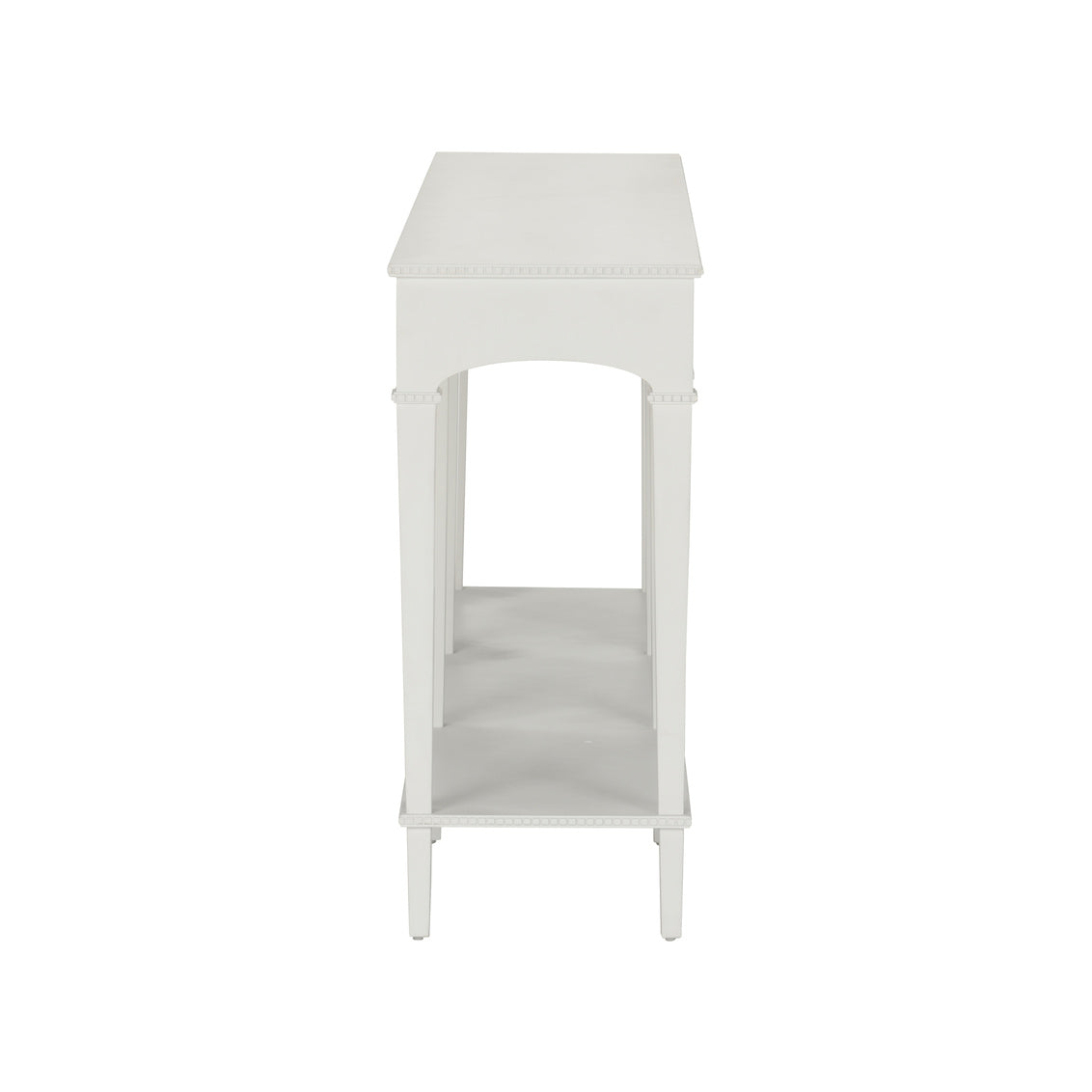 Oslo Console - White, side view - Starboard Lane