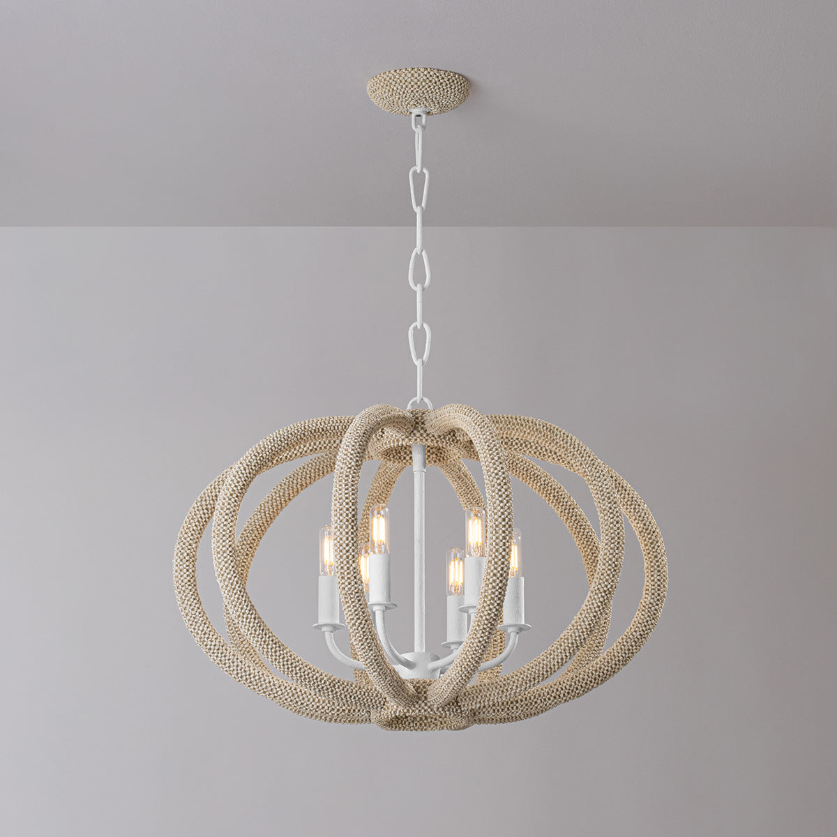 Lewiston Chandelier, Small, styled view - Starboard Lane