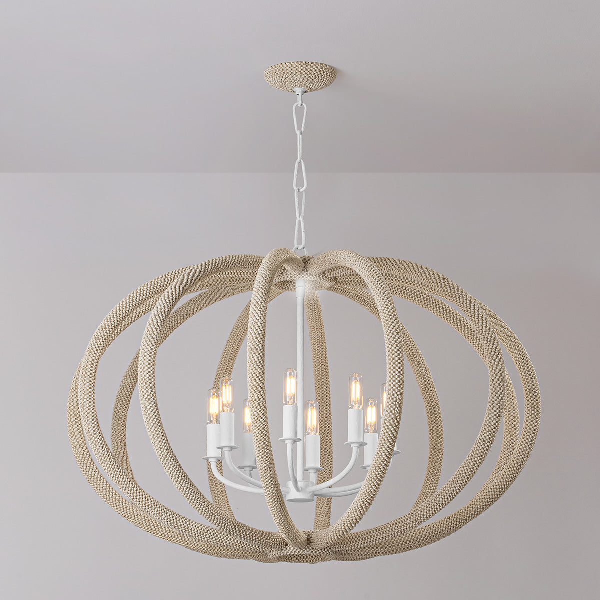 Lewiston Chandelier, Large, styled view - Starboard Lane