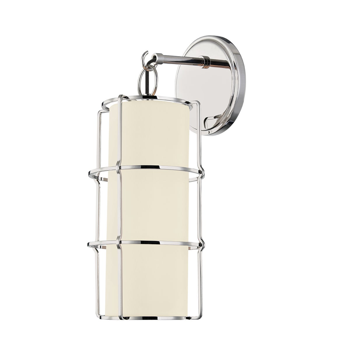 Sovereign Wall Sconce, Polished Nickel - Starboard Lane
