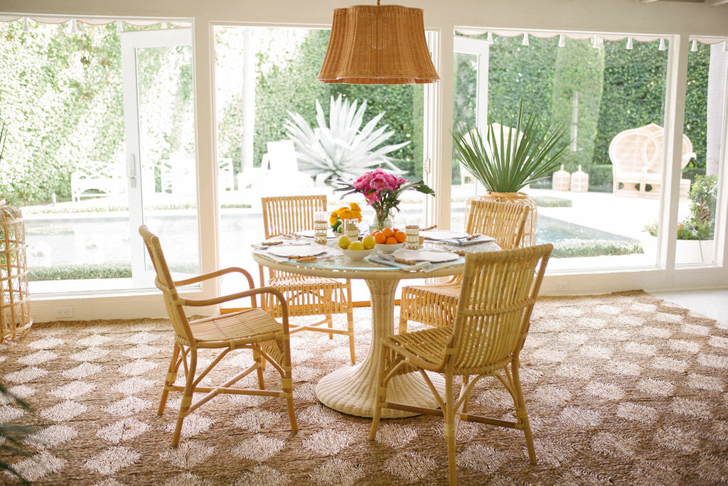 Biscayne Dining Table, side view - Starboard Lane