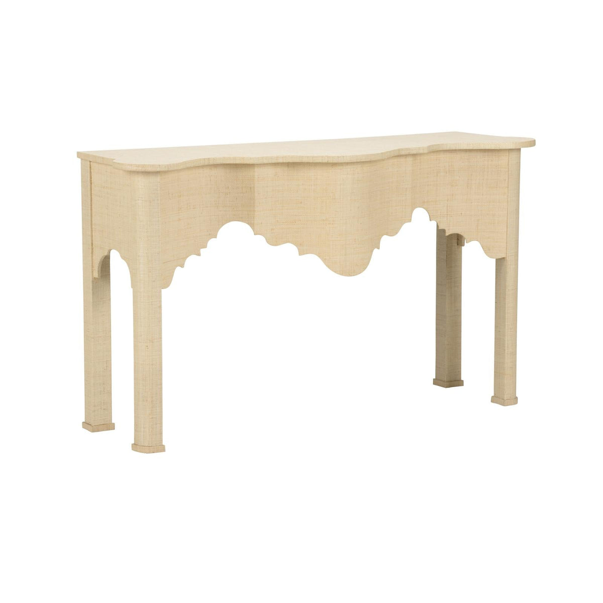 Kensington Console - Natural, angled view - Starboard Lane