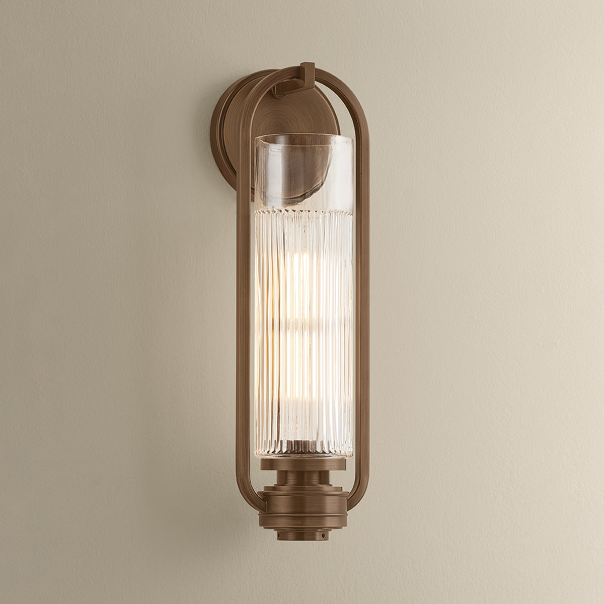 Binnewater Wall Sconce, Historic Bronze, styled view - Starboard Lane