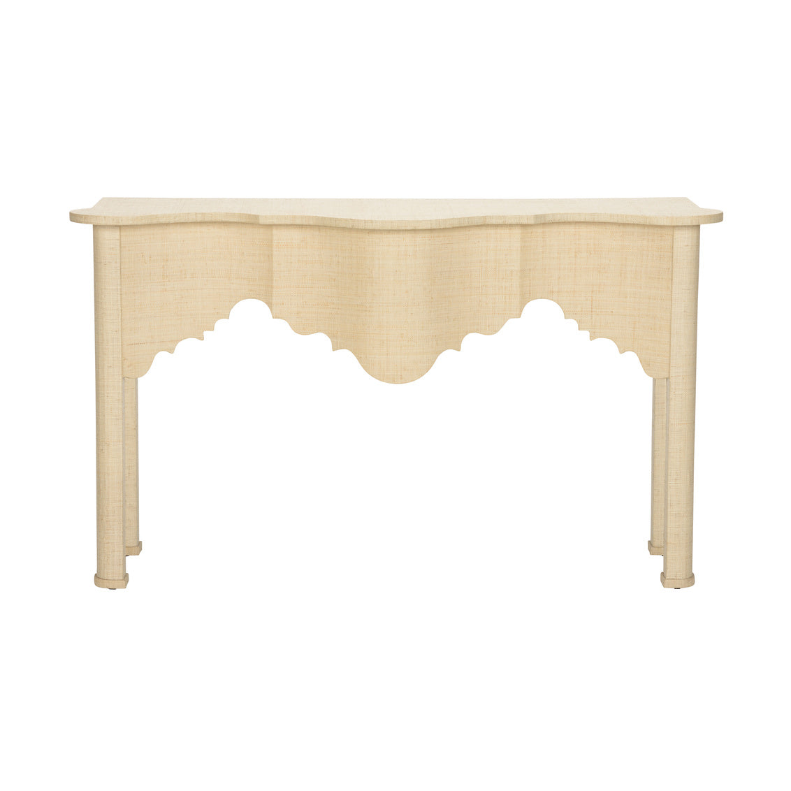 Kensington Console - Natural, front view - Starboard Lane