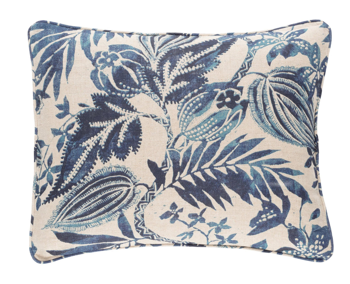 Antigua Linen Sham - Blue - Starboard Lane