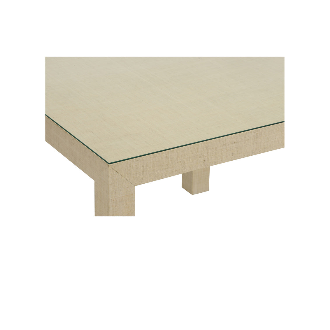 Sanibel Game Table - Natural, side view - Starboard Lane