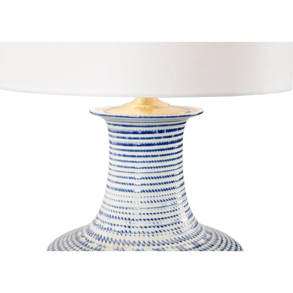 Classic Lamp - Blue/Acrylic, front view - Starboard Lane
