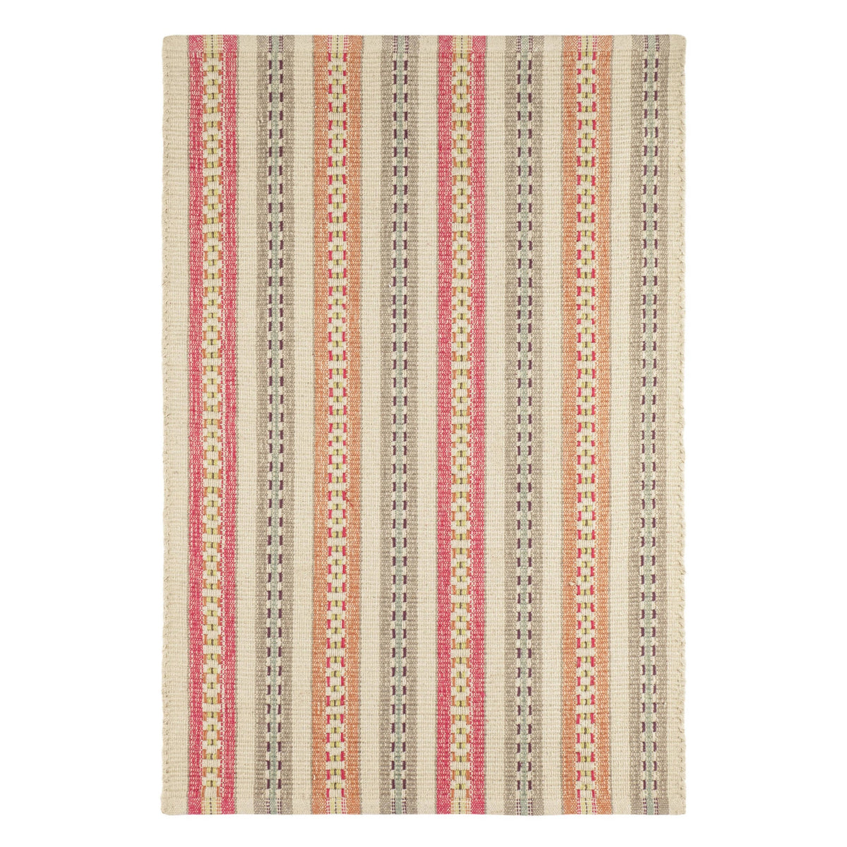 Long Slade Handwoven Cotton Rug, Spice - Starboard Lane