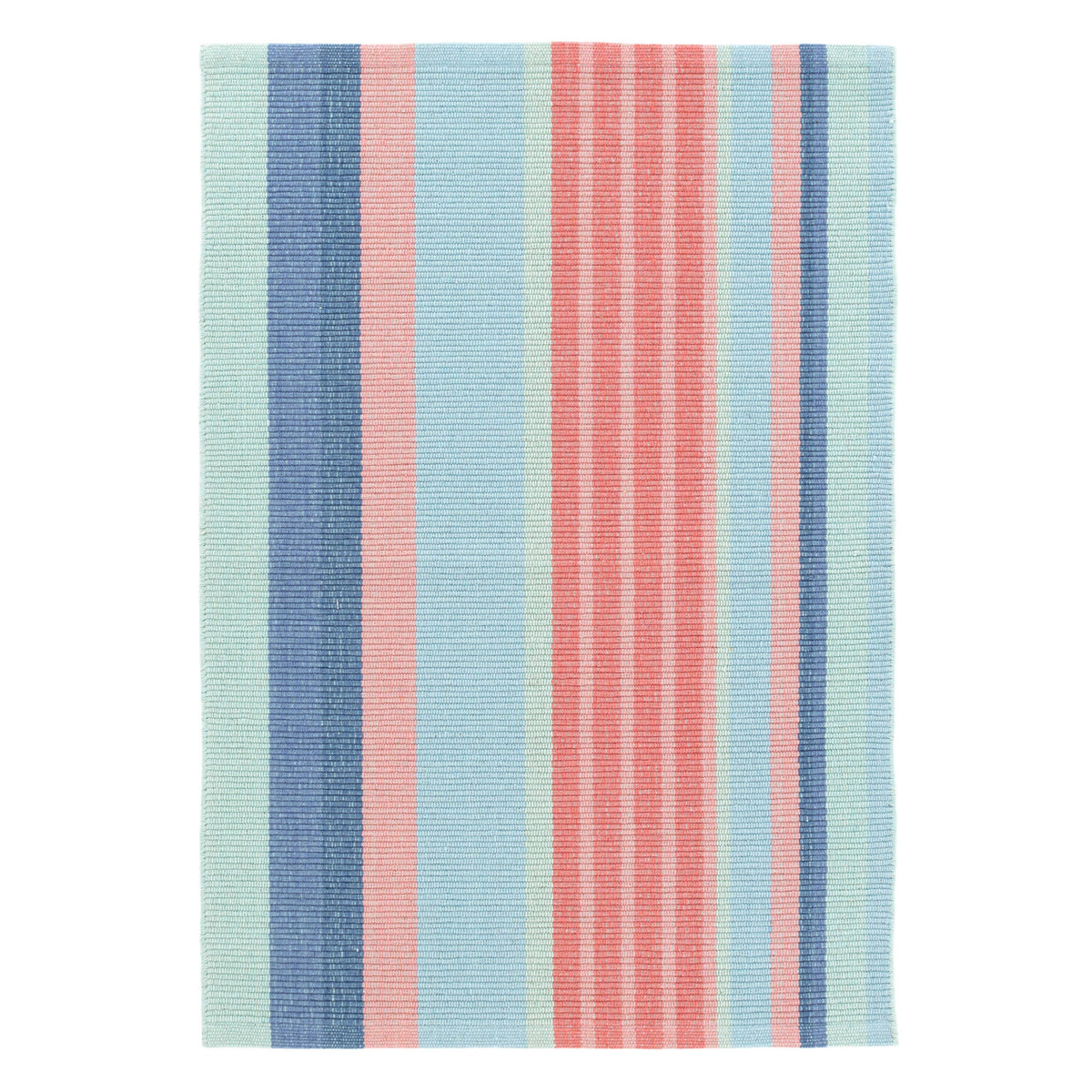 Aruba Stripe Handwoven Cotton Rug - Starboard Lane