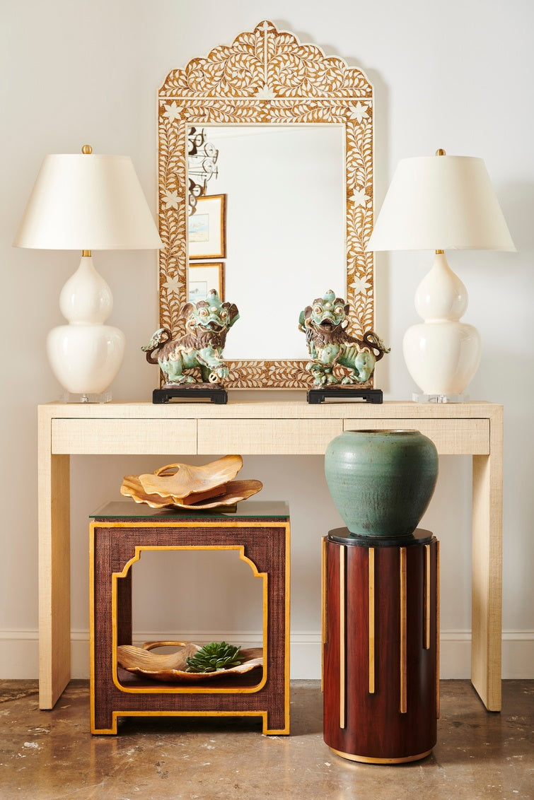 Crown Mirror - Brown, side view - Starboard Lane