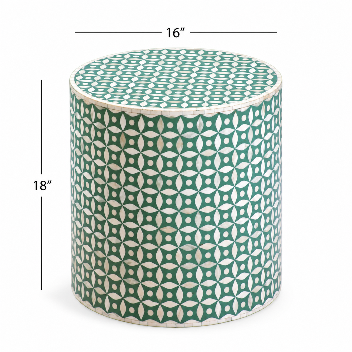 Finch Accent Table, dimensions - Starboard Lane