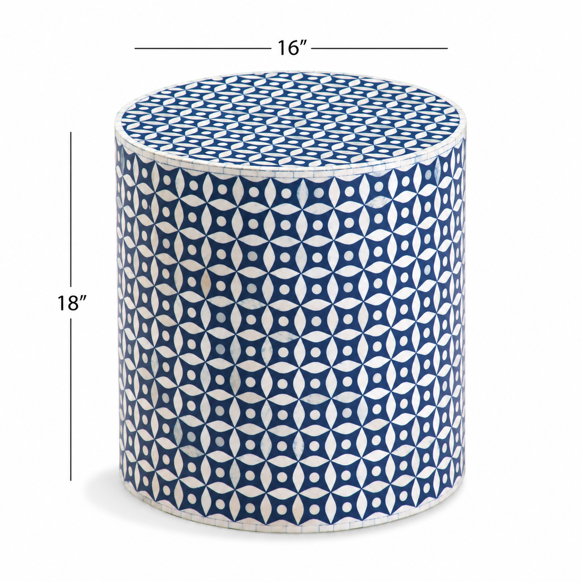 Attic Accent Table, dimensions - Starboard Lane