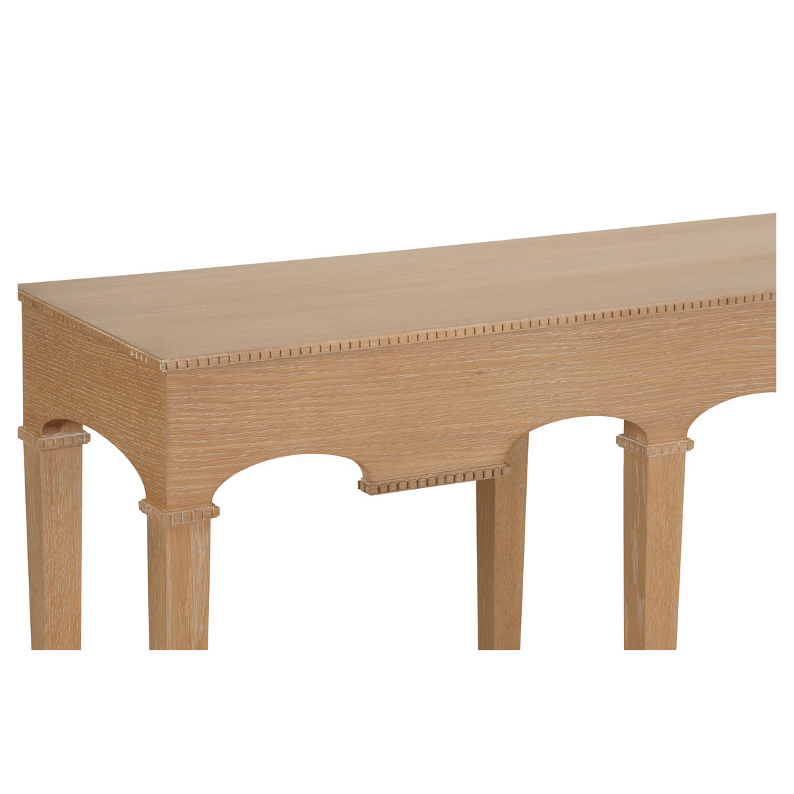 Oslo Console - Oak, detail - Starboard Lane