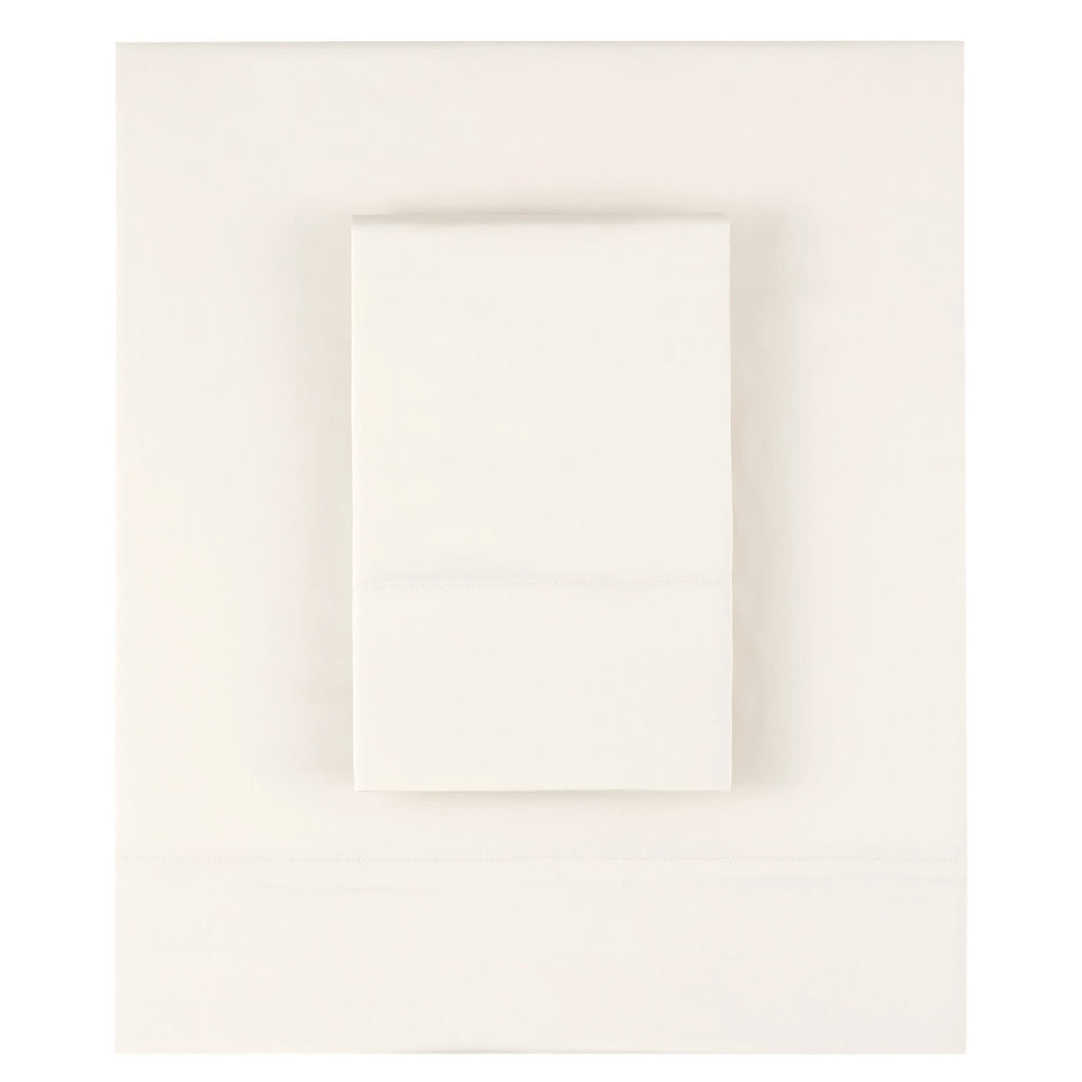 Blissful Bamboo Sheet Set, Pearl, styled on the bed - Starboard Lane