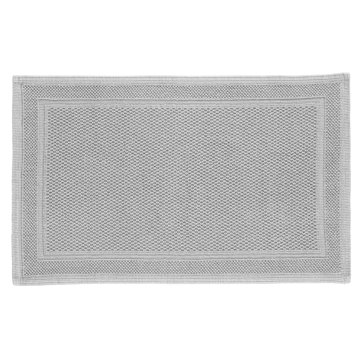 Athens Bath Rugs in Aluminum, 21" x 34"