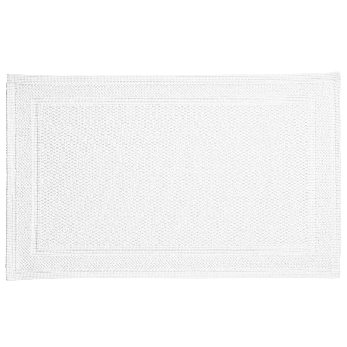 Athens Bath Rugs in White, 21" x 34"