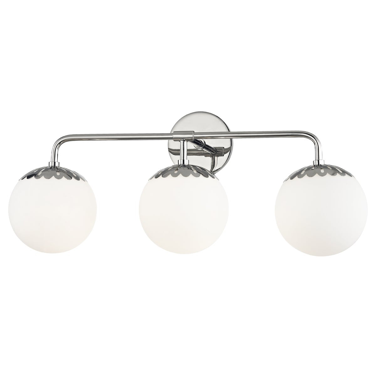Paige Bath and Vanity, 3-Light Polished Nickel - Starboard Lane
