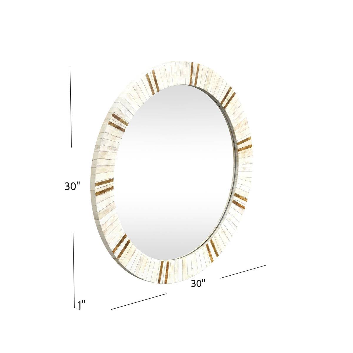 Clever Wall Mirror, dimensions - Starboard Lane