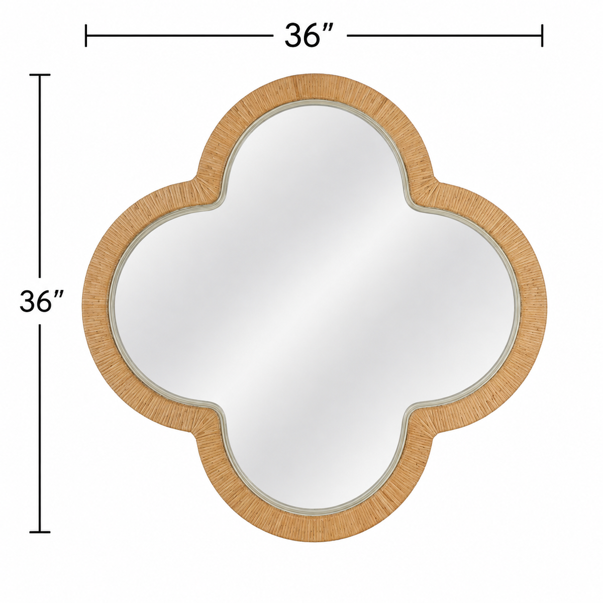 Yara Wall Mirror, dimensions - Starboard Lane