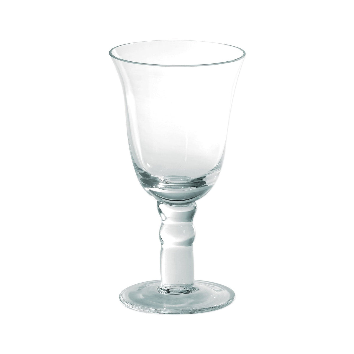 Puccinelli Water Glass, classic clear mouthblown glass