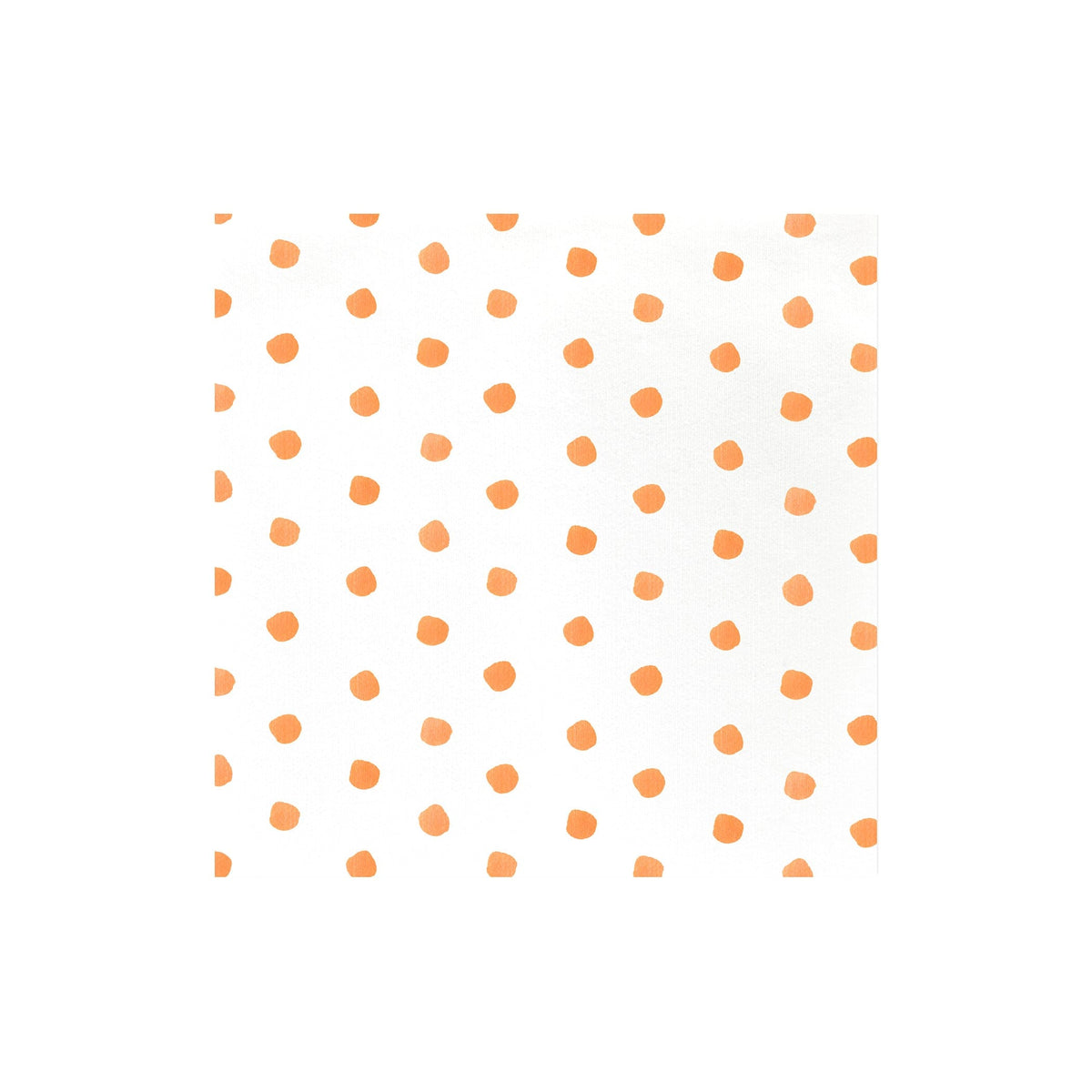 Papersoft Dot Orange Dinner Napkins, orange painted dots