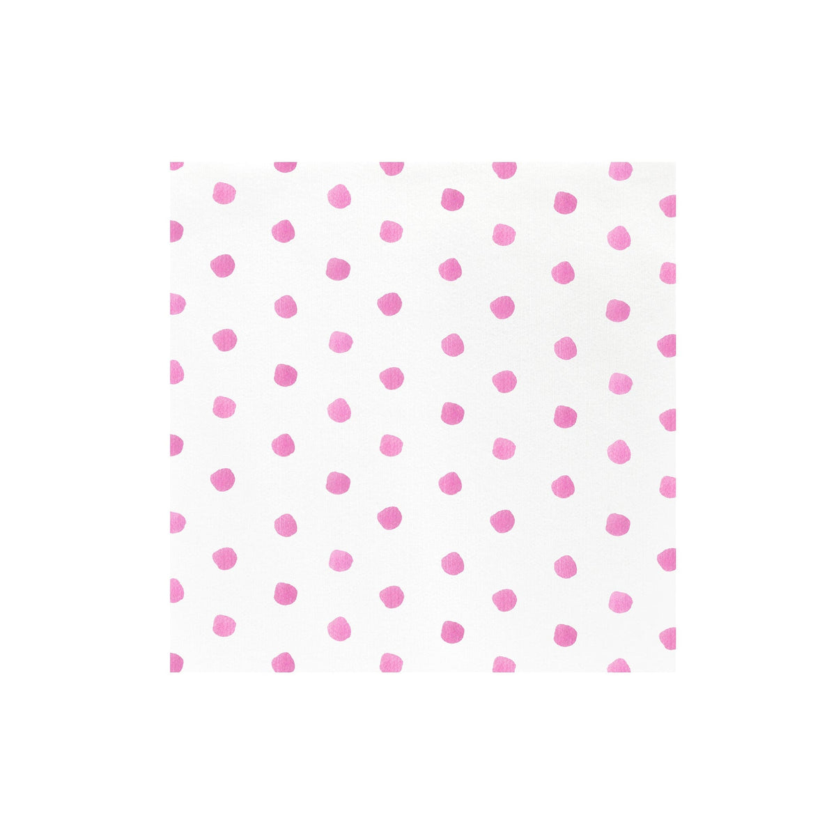 Papersoft Dot Pink Dinner Napkins, pink painted dots
