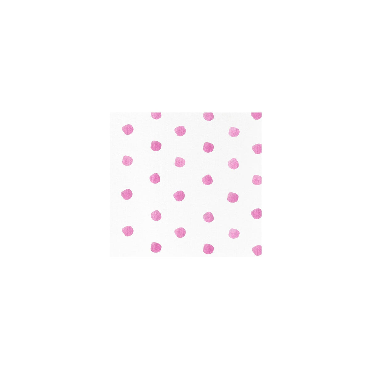 Papersoft Dot Pink Cocktail Napkins, pink painted dots