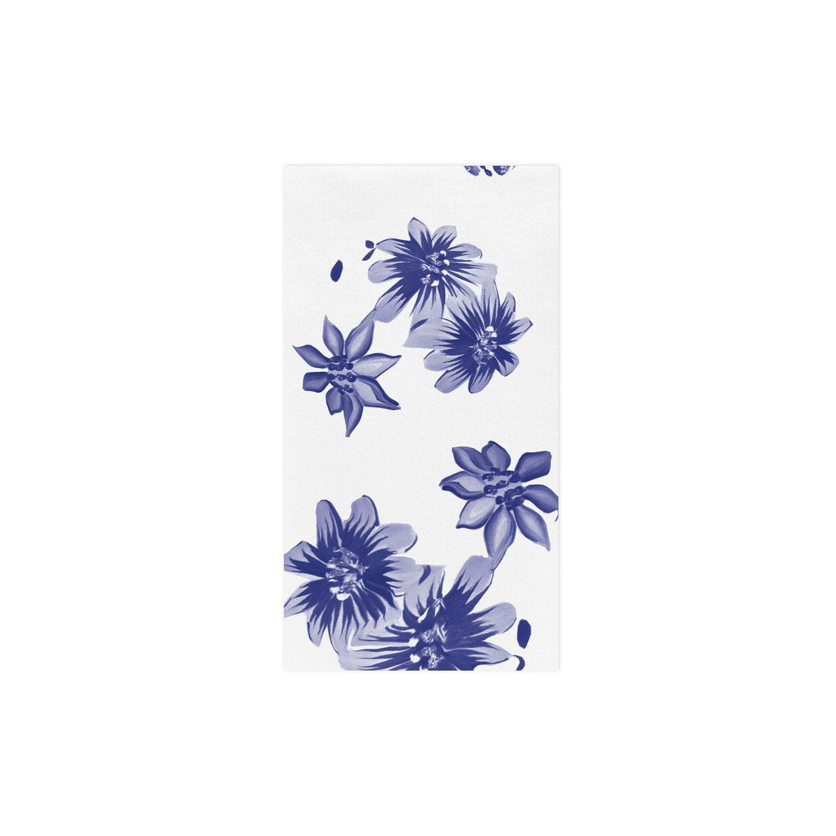 Papersoft Blue and White Floral Guest Towels, blue and white florals