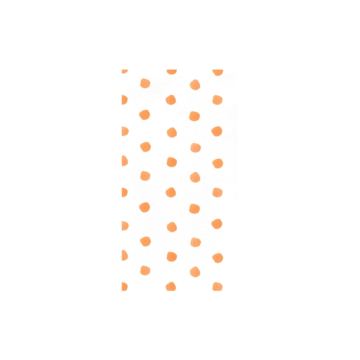 Papersoft Dot Orange Guest Towels, orange painted dots
