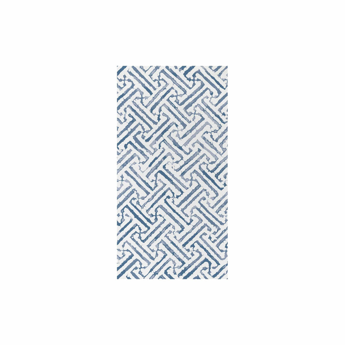 Papersoft Greek Key Blue Guest Towels, blue interlocking lattice