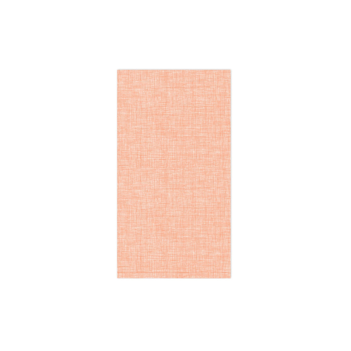 Papersoft Easy Salmon Guest Towels, salmon linen-look texture