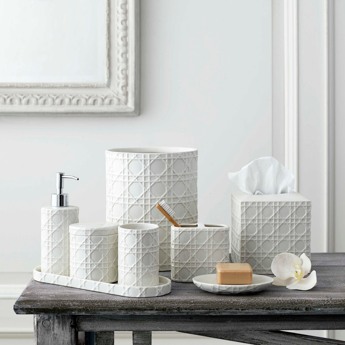 Rattan Bath Accessories