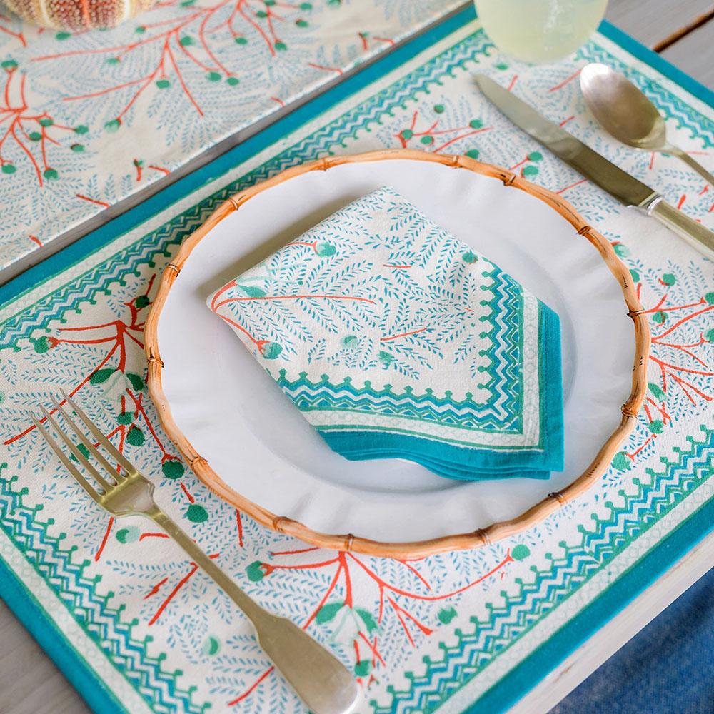 Sea Fan Placemat, Set of 4 - Starboard Lane