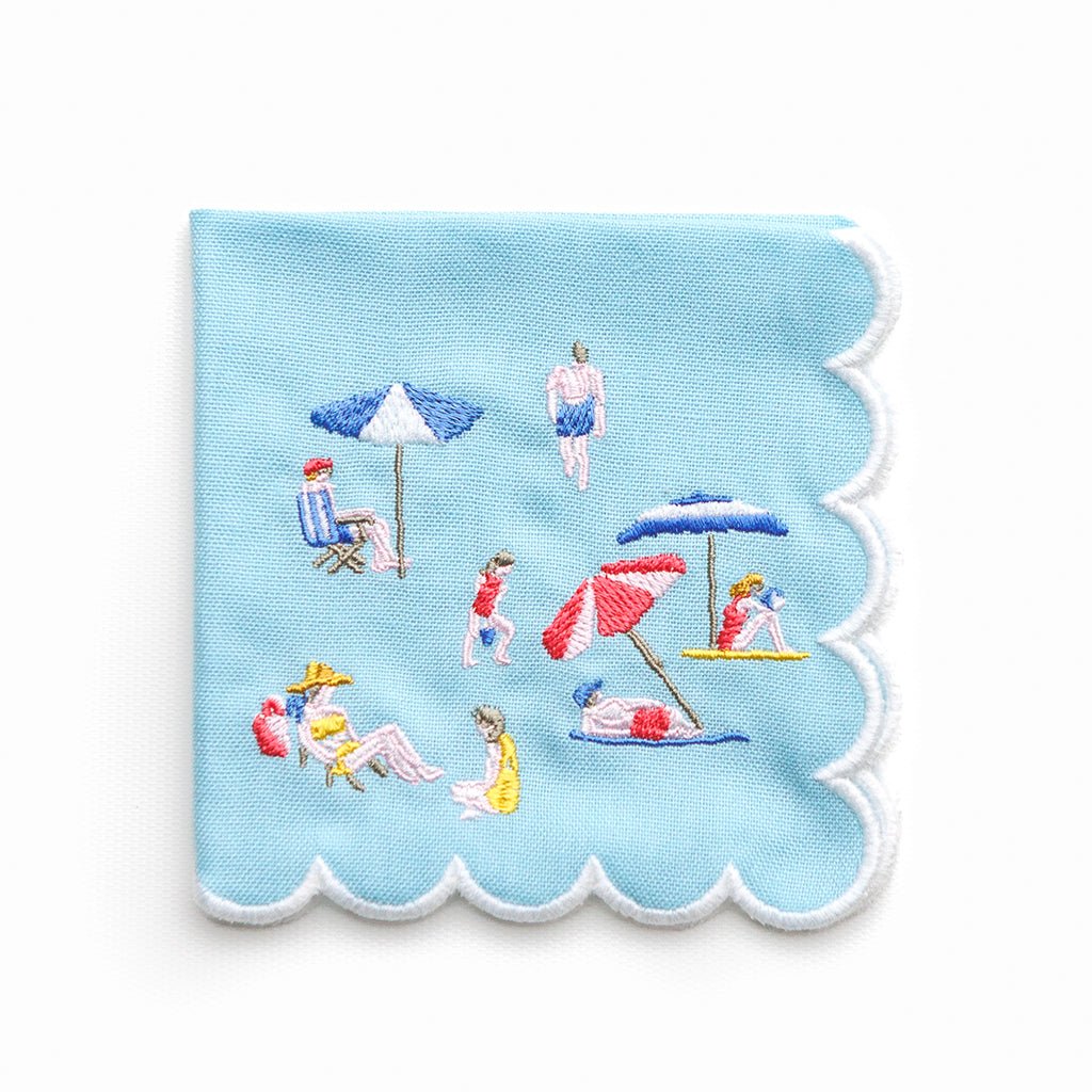 Day at the Beach Cocktail Napkin, Set of 4 - Starboard Lane