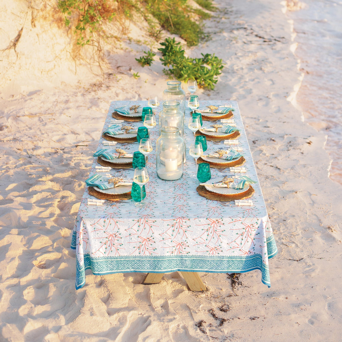 Sea Fan Tablecloth - Starboard Lane