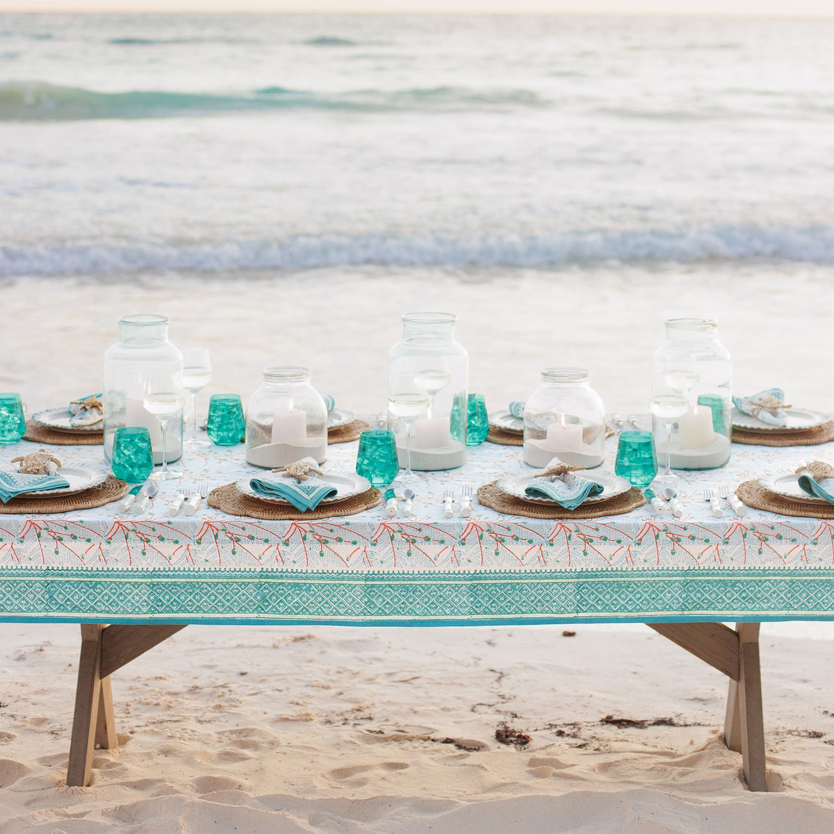 Sea Fan Tablecloth - Starboard Lane