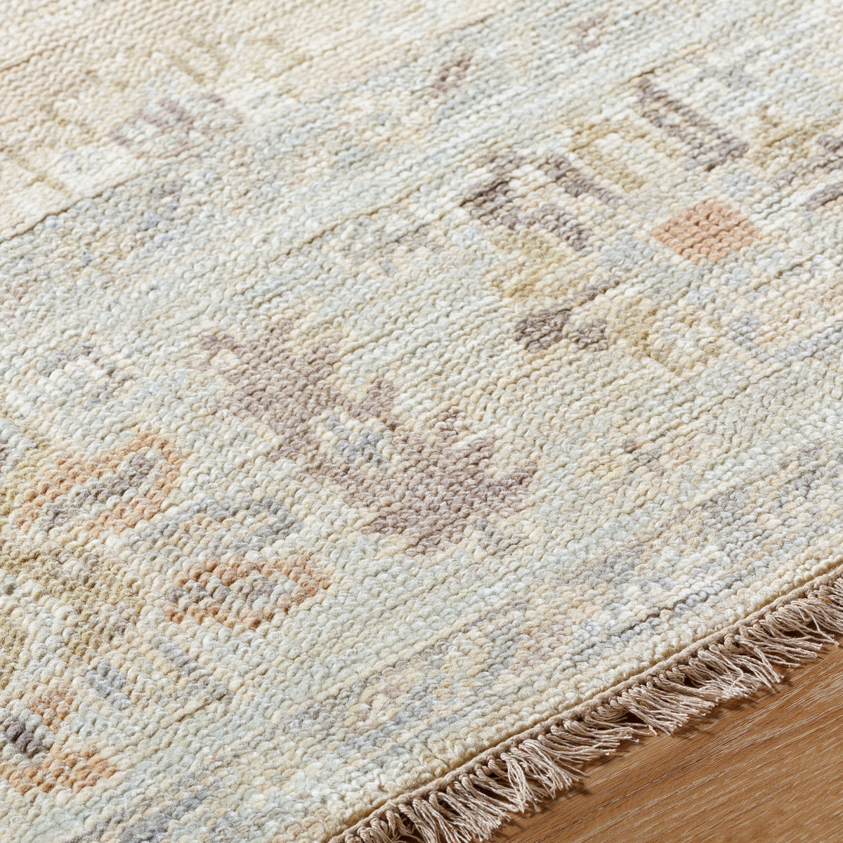 Antalya Hand-Knotted Wool Rug, detail - Starboard Lane