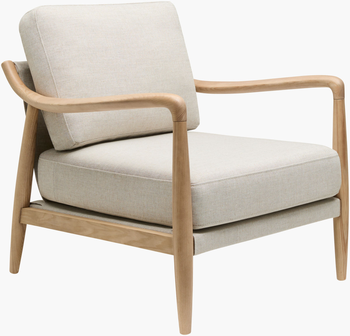 Gaviota Lounge Chair, angled view - Starboard Lane