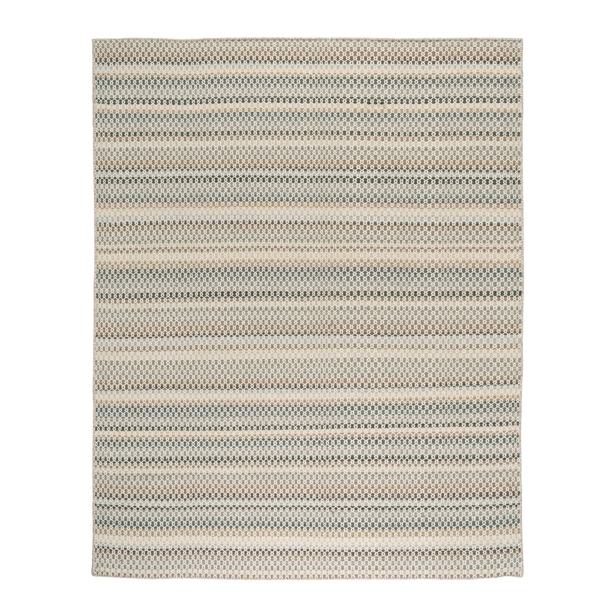 Poppy Handwoven Wool Rug, Natural, detail - Starboard Lane