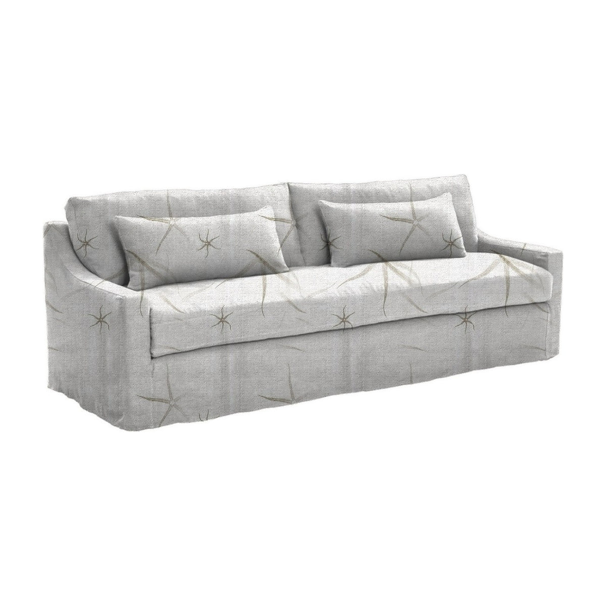 Cinnamon 3-Seat Long Sofa, Starfish Cay – Sugar Sand - Starboard Lane
