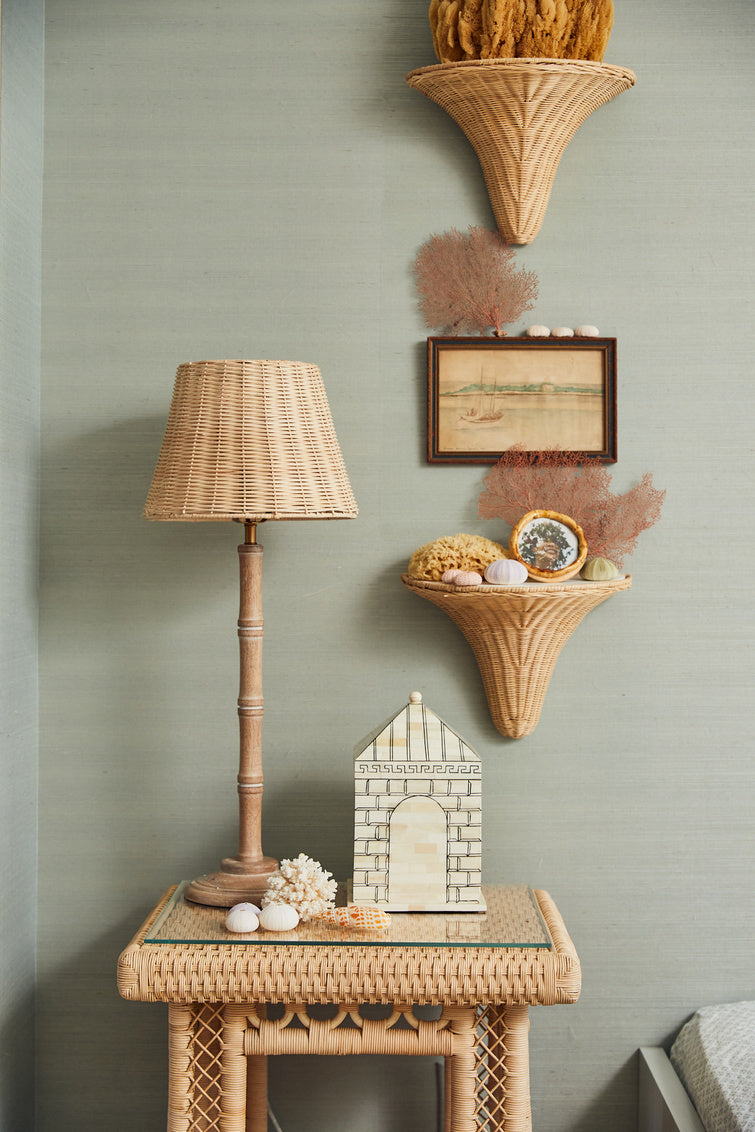 Baytree Wicker Bracket - Natural, detail - Starboard Lane