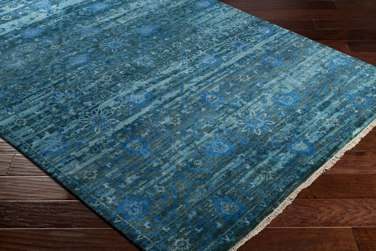 Empress Hand-Knotted Wool Rug, detail - Starboard Lane