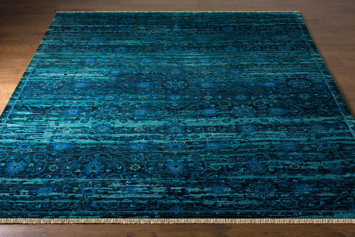 Empress Hand-Knotted Wool Rug, detail - Starboard Lane