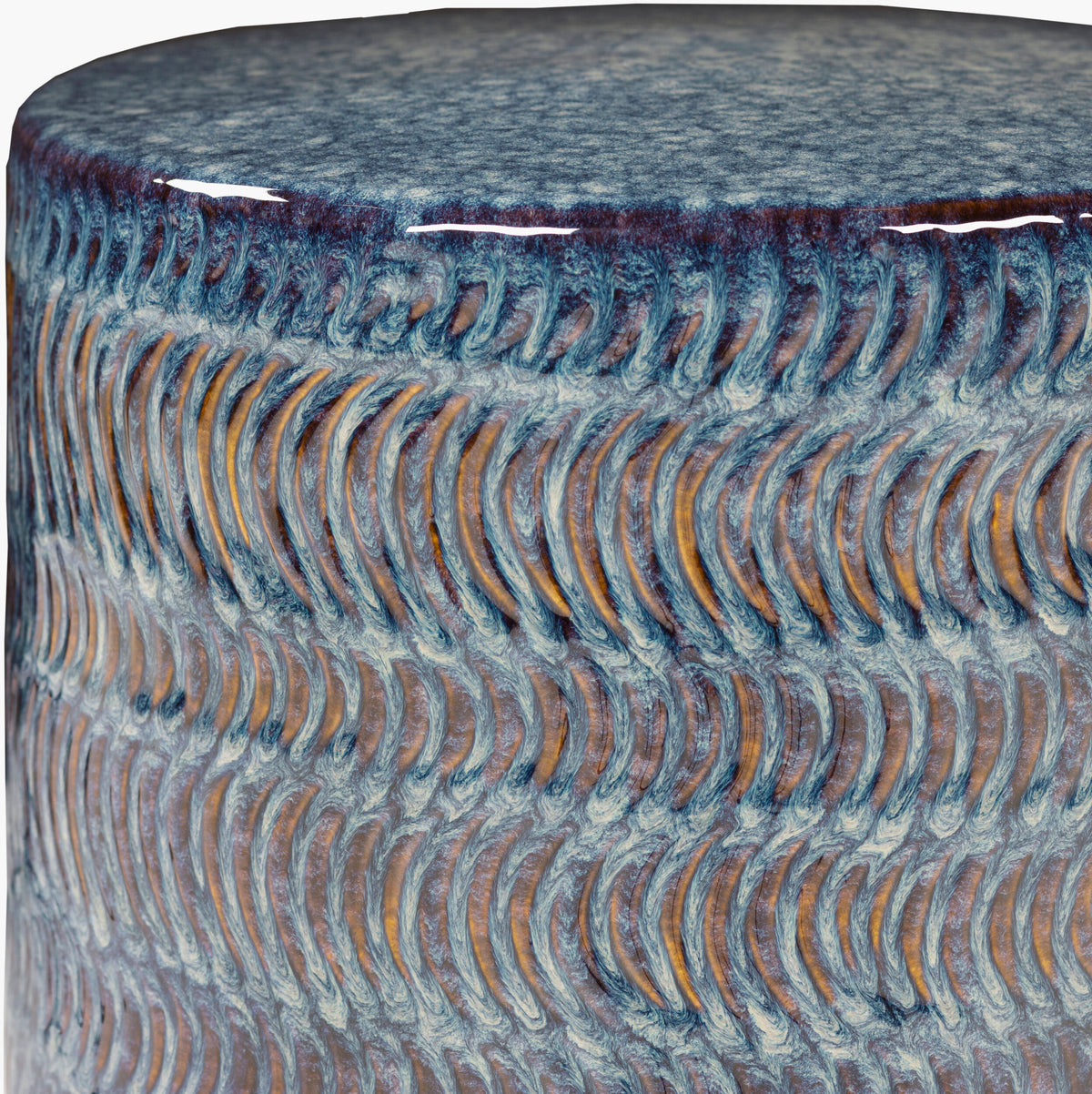 Faith Garden Stool, detail - Starboard Lane