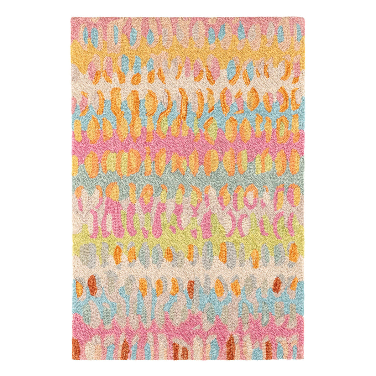 Paint Chip Hooked Wool Rug, Confetti - Starboard Lane