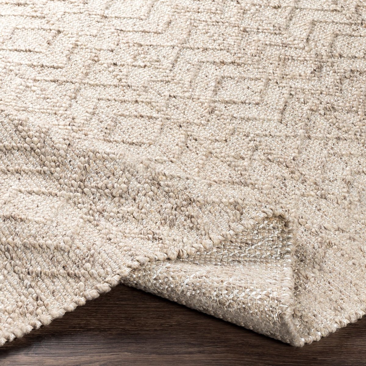 Ingrid Handwoven Rug, detail - Starboard Lane