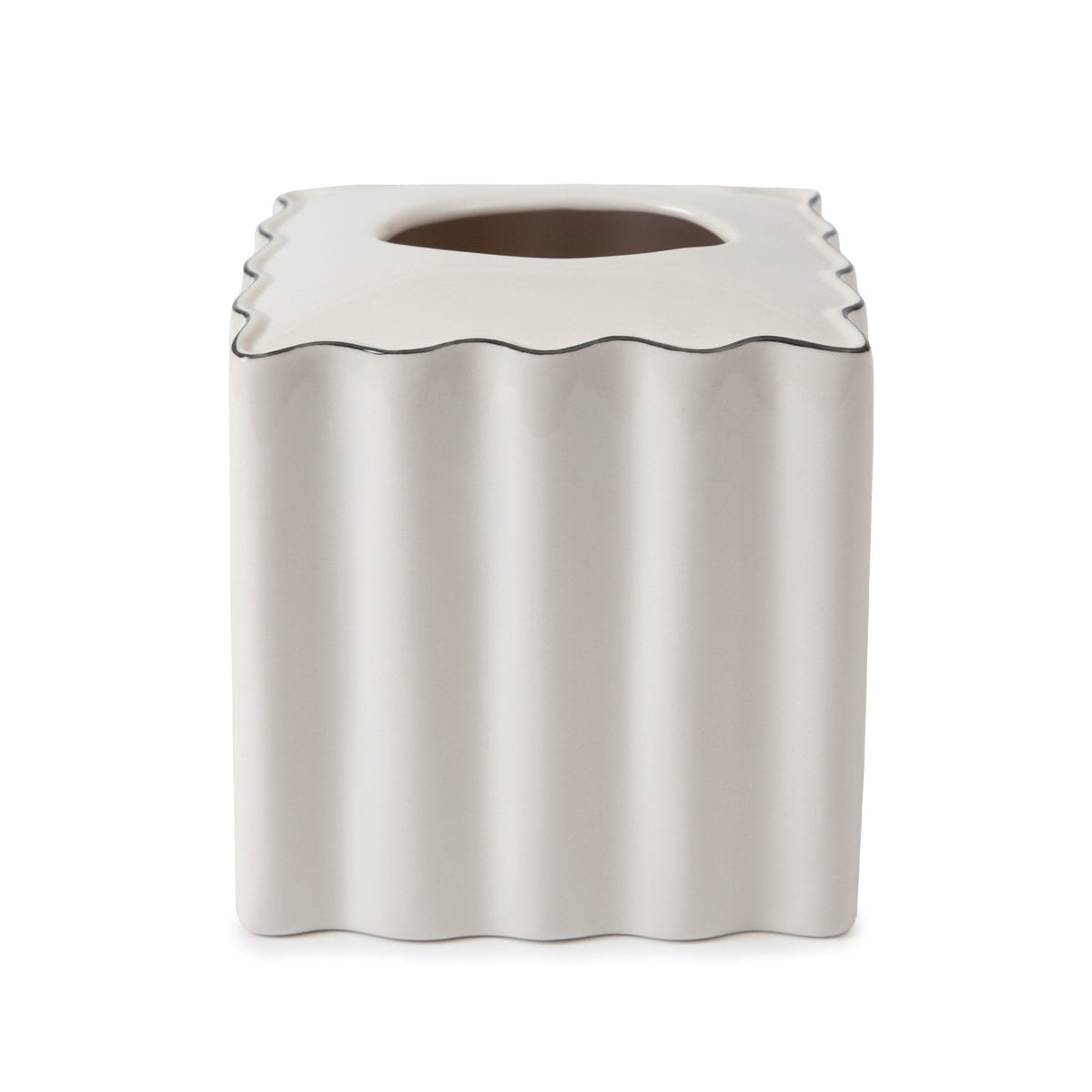 Le Marais Bath Accessories in Black, Tissue Holder