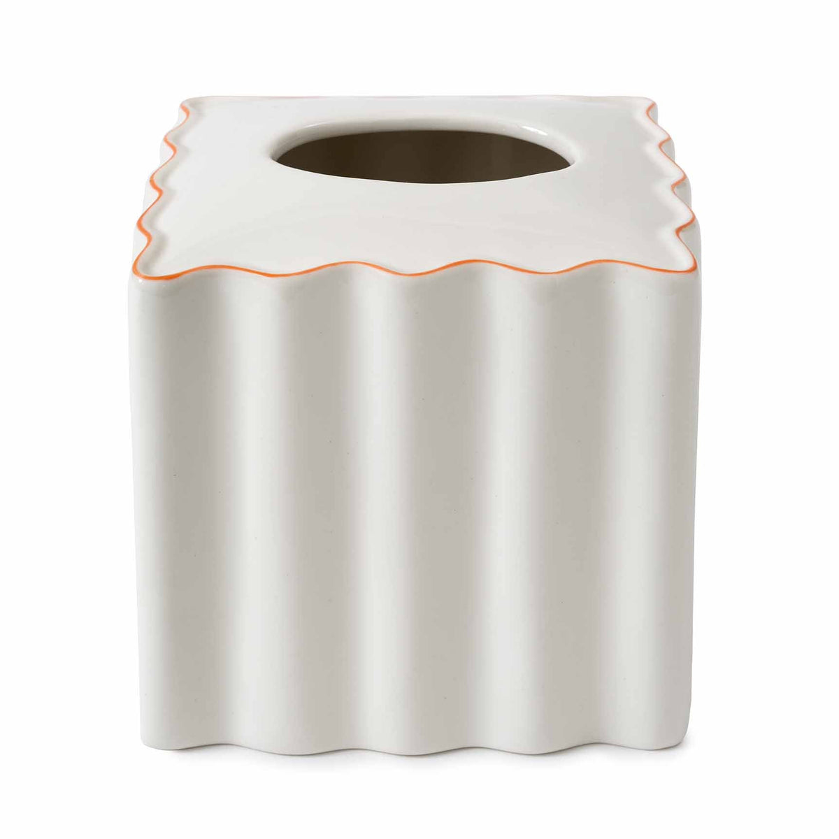 Le Marais Bath Accessories in Orange, Tissue Holder