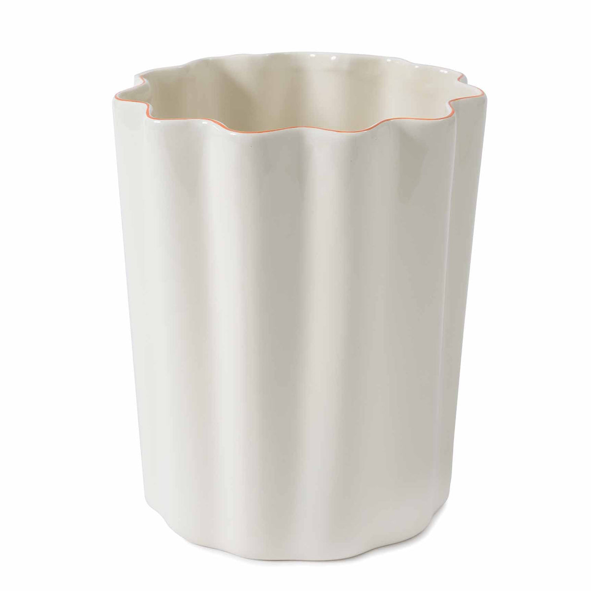 Le Marais Bath Accessories in Orange, Waste Basket